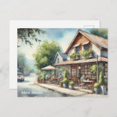 Café Auburn Alabama Postkarte (Vorne/Hinten)