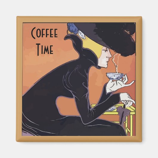 Cafe Aulait, französisches Viertel Magnet (Vorne)