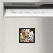 Café Aulait, New Orleans Kaffee Magnet (In Situ (Geschirrspüler))