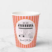 Café Baby Shower | Paris Café | Café Bébé Pappbecher (Vorderseite)