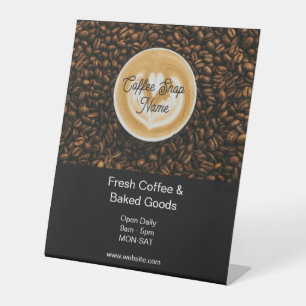 Café-Banner Banner zur Eröffnung eines Cafés Sockelschild