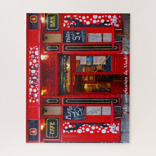 Café Bar Madrid. Jigsaw Puzzle (Vertikal)