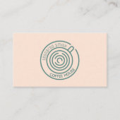 Café, Barista, Kaffeehaus Visitenkarte (Vorderseite)