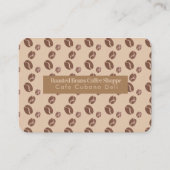 Café Bean Brewing Shop Barista Mighty Visitenkarte (Vorderseite)