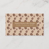 Café Bean Brewing Shop Barista Visitenkarte (Vorderseite)