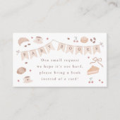 Cafe Bebe Baby Books Baby Shower Begleitkarte (Vorderseite)