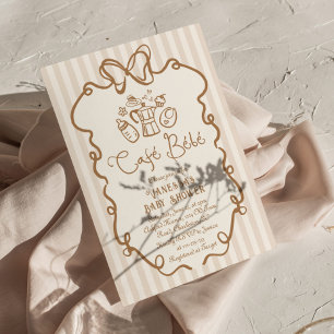 Cafe Bebe Baby veranstaltet Baby Shower Einladung