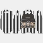 Café Bébé Black & White Paris Baby Dusche Geschenkschachtel (Ungeklappt)