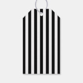 Café Bébé Black & White Paris Dank Babydusche Geschenkanhänger (Rückseite)