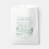 Cafe Bebe Bonjour Baby Shower Geschenktütchen (Vorderseite)