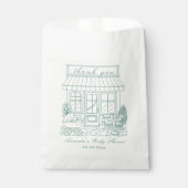 Cafe Bebe Bonjour Baby Shower Geschenktütchen (Vorderseite)