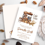 Cafe Bebe Coffee Baby Dusche Einladung