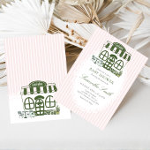 Cafe Bebe Coffee Baby Shower Einladung