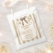 Cafe Bebe French Coffee Shop Baby Shower Favors Geschenktütchen (Ausgeschnitten)