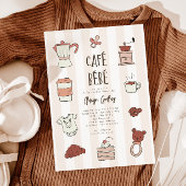 Cafe Bebe Gender Neutral Baby Shower Einladung