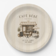 Cafe bebe geschlechtsneutrale braune Babyparty