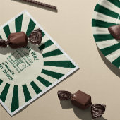 CAFÉ BÉBÉ GRÜNER KAFFEE Babyparty Serviette