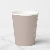 Cafe Bebe Home Coffee Baby Shower Pappbecher (Rechts)
