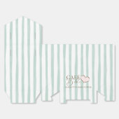 Café Bébé Mint Strippencoffee Themed Babydusche Geschenkschachtel (Ungefaltet)