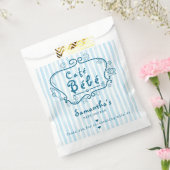 Café Bébé Moderne Französisch Niedlich Blue Boy Ba Geschenktütchen (Versiegelt)