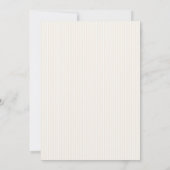 Cafe Bebe Pariser Babyparty Einladung (Rückseite)