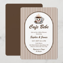 Cafe Bebe Süße Café-Themen-Baby-Party