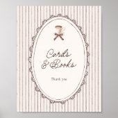 Cafe Bebe Vintage Cards and Books Poster (Vorne)