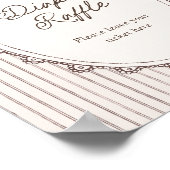 Cafe Bebe Vintage Diaper Raffle Poster (Ecke)