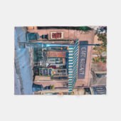 Café Beignet Coffee Shop Französisch Viertel Fleecedecke (Vorderseite (Horizontal))