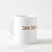 Café-Betrug Leche Kaffeetasse (Vorderseite Links)