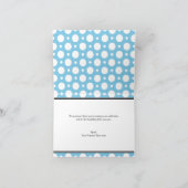 Cafe Blue Assorted Polka Dot Vielen Dank Karten (Innenseite)