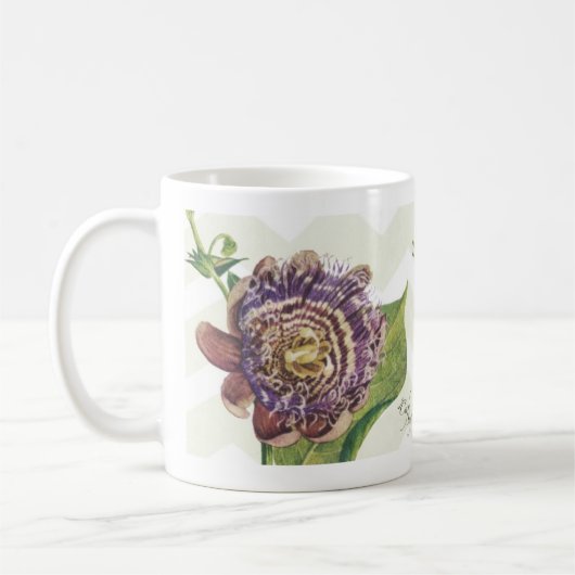 Café-Blumen-Tasse 2 Kaffeetasse (Links)