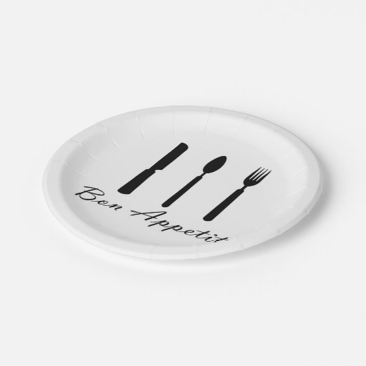 Cafe Bon Appetit Paper Teller (Schrägansicht)