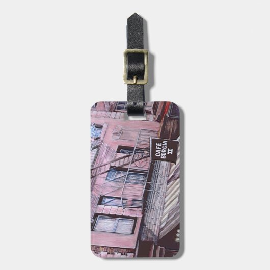 Cafe Borgia, Soho Gepäckanhänger (Vorderseite vertikal)