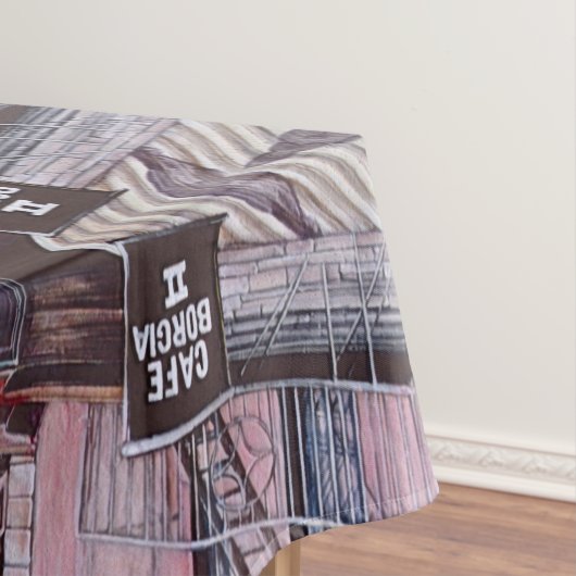 Cafe Borgia, SOHO Tischdecke (Beispiel)