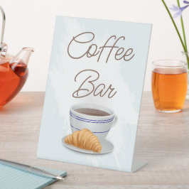 Café Brautparty Sockelschild