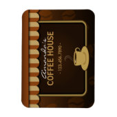 Café Brown kleine, kundenspezifische Flexi-Magnete Magnet (Vertikal)