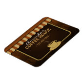 Café Brown kleine, kundenspezifische Flexi-Magnete Magnet (Linke Seite)