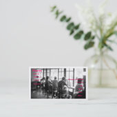 Cafe Business Card Visitenkarte (Stehend Vorderseite)