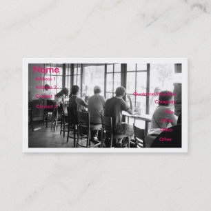 Cafe Business Card Visitenkarte