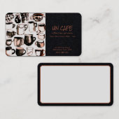 Cafe Business Card Visitenkarte (Vorne/Hinten)