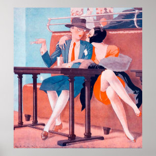 Café by Alberto Fabio Lorenzi Poster