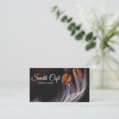 Café Café Business Card Visitenkarte (Stehend Vorderseite)