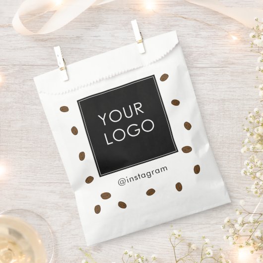 Café Café Kafeteria Firmenlogo Geschenktütchen (Ausgeschnitten)