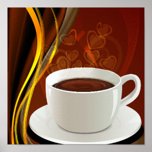 Café Café Kunst Poster