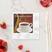 Café Café Kunst Serviette (Beispiel)