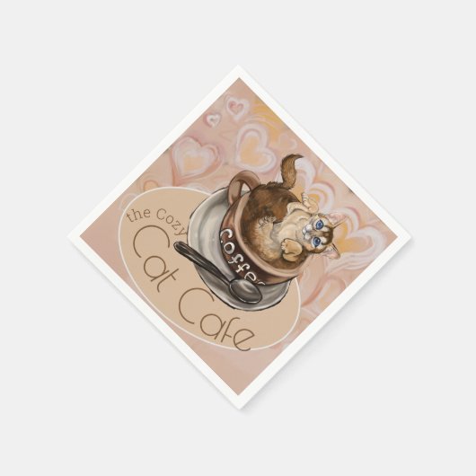 Café Café Serviette (Ecke)