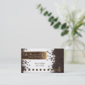 Café-Café vergütet Karten-Visitenkarte Treuekarte (Stehend Vorderseite)