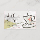 Café/Café Visitenkarte (Vorderseite)