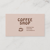 Café & Café Visitenkarte (Vorderseite)